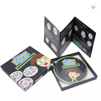 OEM Custom Printed Paper Baby Game Card Printing Art Paper Deck Card With Booklet / 3
