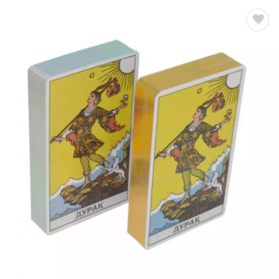 Manufacturer Wholesale custom printing playing game card 46/78/80 Cards Gold Gilt Silver Edges Tarot