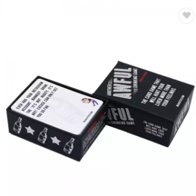 Adult activity card game custom printing flash cards