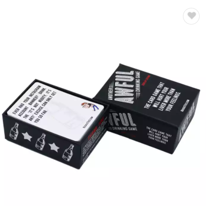 Adult activity card game custom printing flash cards / 2