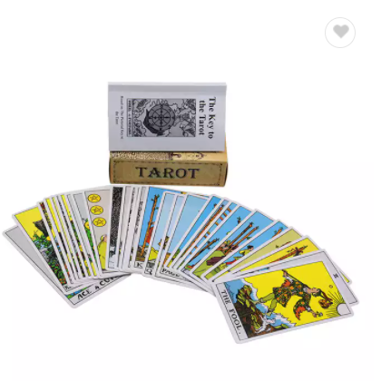 Wholesale Custom Printing Playing Game Card Gold Gilt Silver Edges Tarot Oracle Cards / 3