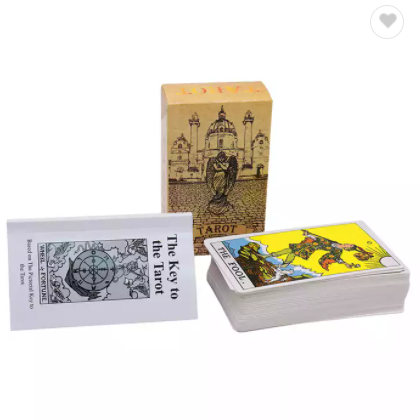 Wholesale Custom Printing Playing Game Card Gold Gilt Silver Edges Tarot Oracle Cards / 2