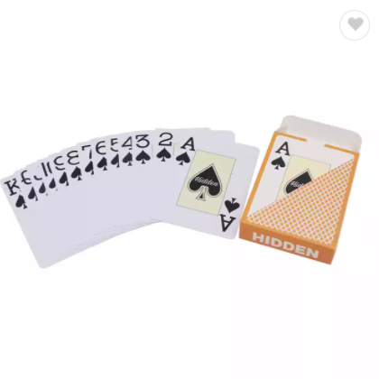 Plastic Poker Waterproof Playing Cards Gold Plated Creative Gift Durable Poker Card Custom Logo / 2