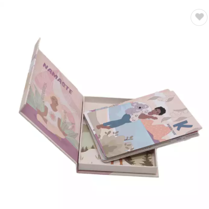 Exercise poses English custom printing yoga flash cards for children / 2
