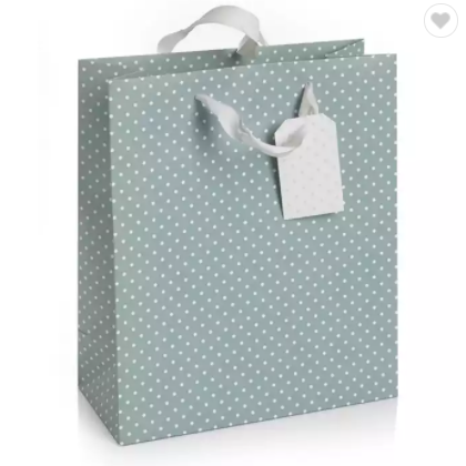Custom logo print luxury paper gift packing bag / 3