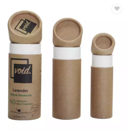 Customized Recycled Waterproof No Leak Deodorant Paper Boxes sunscreen stick packaging containers / 2