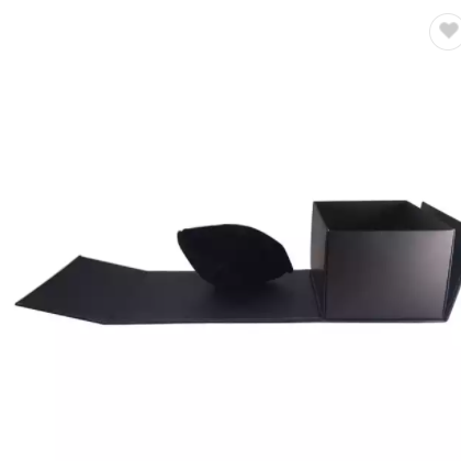 watch cardboard packaging boxes black paper wristwatch box with insert pillow / 3