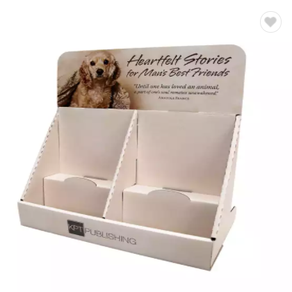 Custom logo Corrugated Paper packaging Supermarket Grocery product display Shelves display box for g / 2