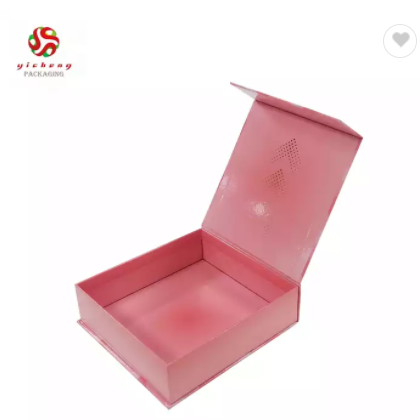 Hair Wig Packaging Black Box Closure Custom Logo Magnetic Gift Box Package / 2
