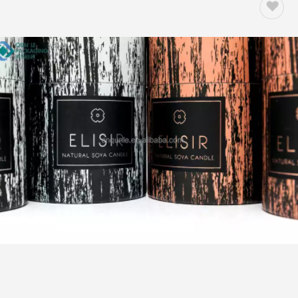 customized candle box packaging with logo biodegradable packaging boxes for candle / 3