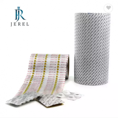 JEREL pill blister packaging aluminum foil price tablet foil