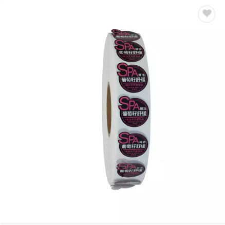Hot Sale Removable Glue Black Matte Clear Vinyl Adhesive Label Supermarket Promotional Sticker / 2