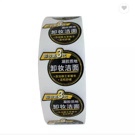 2022 New Arrival Custom Plastic Bottle Oil Proof Durable Roll Sheet Stickers Individual Die Cut Prom / 2