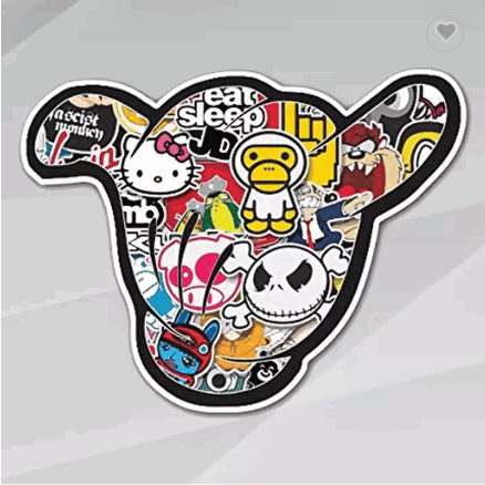 KS-67 Custom Half tone Funny SCREEN PRINTING VINYL STICKERS 2016 / 2