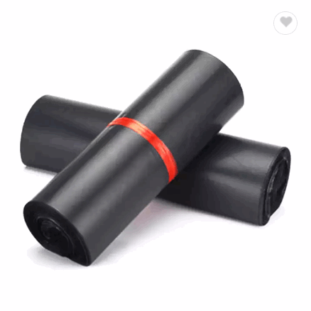 Black Plastic Transport Waterproof Wear-resistant Customized Logo Express Self-sealed Envelope Bags / 3
