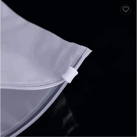 Custom Eco Friendly Frosted Clear Pe Zip Lock Bags Waterproof Clothing Packing Plastic Bag Jewelry Z / 3