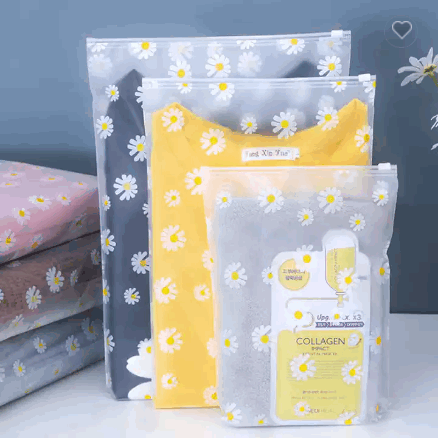 Custom Eco Friendly Frosted Clear Pe Zip Lock Bags Waterproof Clothing Packing Plastic Bag Jewelry Z / 5