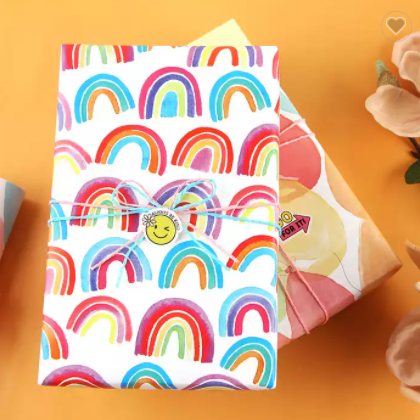 Amazon Hot Sale Wrapping Paper Thicken Wrapping Paper Custom Carton Christmas Gift Wrapping Paper / 2