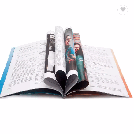 Customize OEM A4 Size Good Quality softcover book magazine printing / 1