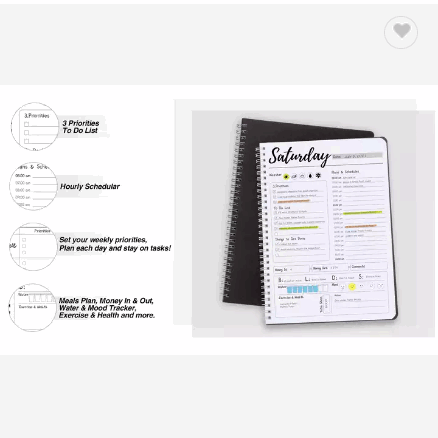Personalized Custom Spiral Notebooks A5 B5 Notebooks Journal Planner Agendas Lined Dotted Plain Prin / 2