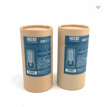 Custom Eco Friendly Cajas De Embalaje Green Paper Tubes Tea Box Bag Packaging Kraft Bath Tea Cylinde / 2