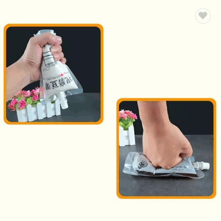 Custom Printed Black Zip Lock Foil Plastic Transparent Window Food Milk Packaging Bolsa Stand Up Pou / 2