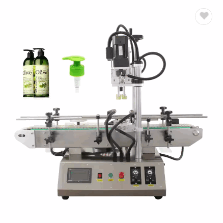HZPK automatic 30ml vial plastic glass water perfume pet bottle screw cap press sealing closing pack / 1