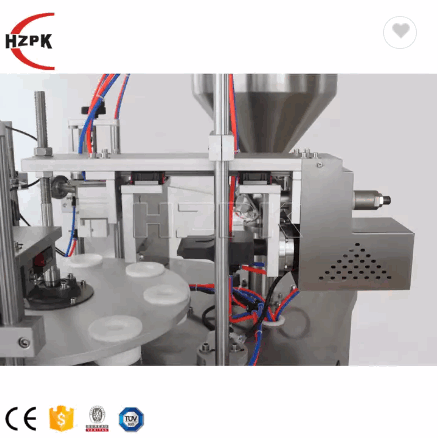HZPK Semi-automatic plastic composite tube filling and sealing machine for Cosmetics, daily necessit / 6