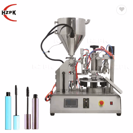 hzpk desktop automatic glass bottle vial gel essential oil liquid nail polish mascara cosmetic rotar / 1