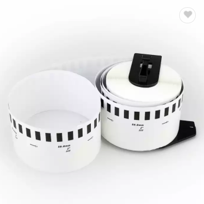 50 mm*30.48m Continuous White Paper Tape compatible brother labels DK22223 dk2223 / 3