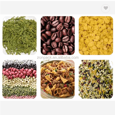 Automatic popcorn weighing fresh vegetable vertical dried fruit packing machine / 4
