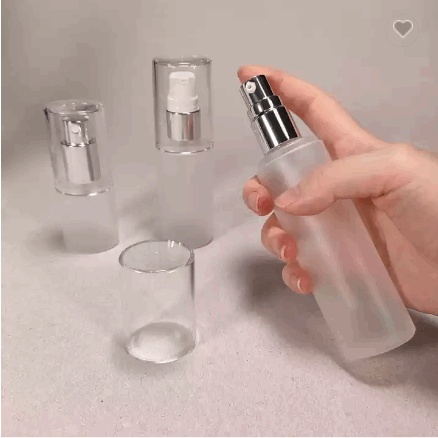 Advanced oval shape Essence frosted lotion bottle / 4