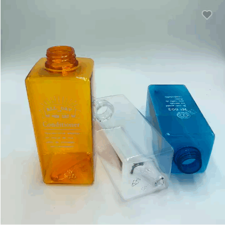 Square bottle 400ml shampoo bottle shower bottle / 5
