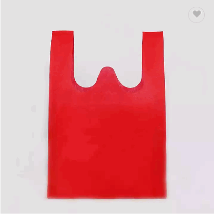 customized made in Vietnam Eco Friendly shopping bag reusable foldable non woven t shirt bag / 4