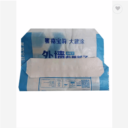 Factory price 25kg 50kg of waterproof moisture-proof putty powder bag pp valve pocket plastic packag / 4