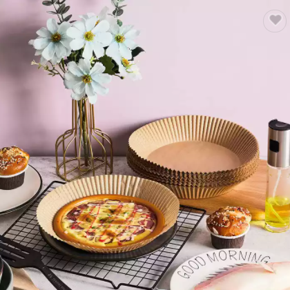 20cm Diameter round extra thick parchement paper air fryer liners / 3