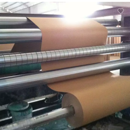 LFGB approved food grade 30-480 Gsm PE/polyethylene coated Kraft Paper Roll for Food Packing / 3