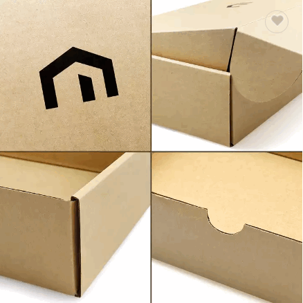 Custom printed shipping boxes pack underwear kraft corrugated board recycled materials low MOQ custo / 5