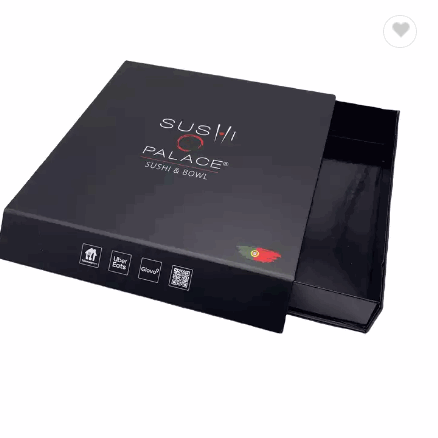 Customized Logo Printing Food Grade Paper Box Sushi Takeaway Box Free Samples / 1