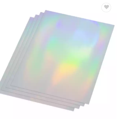 Holographic laser transparent rainbow waterproof quick-drying inkjet self-adhesive printing paper / 3