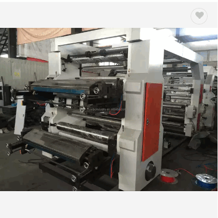 Multifunction 4 colors high speed paper/ non woven bag flexo printing machine / 4
