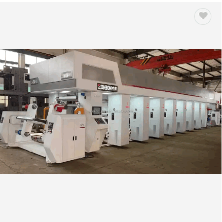 ELS-400 High Speed Electronica Line Shaft Rotogravure /gravure Plastic Film Roll Printing Machine / 2