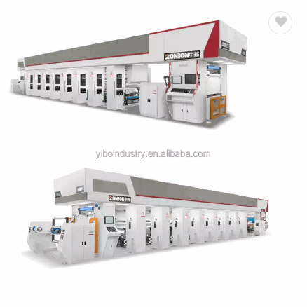 ELS-400 High Speed Electronica Line Shaft Rotogravure /gravure Plastic Film Roll Printing Machine / 4