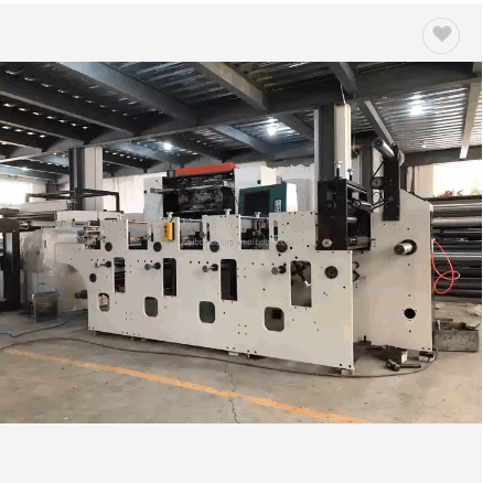 unit type Letterpress Plate with die cutting and slitting unit narrow label flexo printing machine / 4