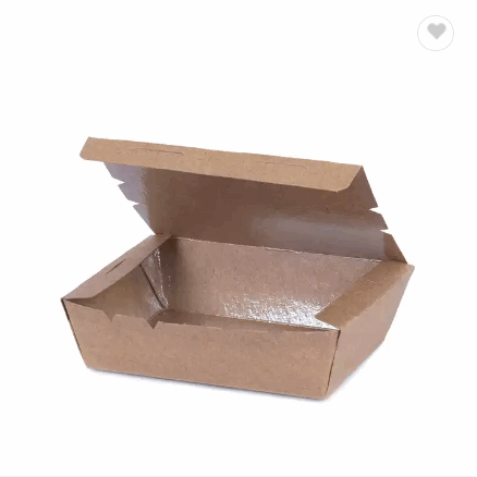 Al Bayader Food Kraft Lunch Box with Window / 2