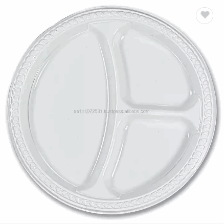 Al Bayader disposable Plastic colored plate / 3