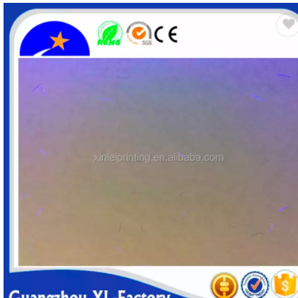 UV fiber fluorescent security watermark paper,Uv Dull Paper,security UV fiber paper / 2