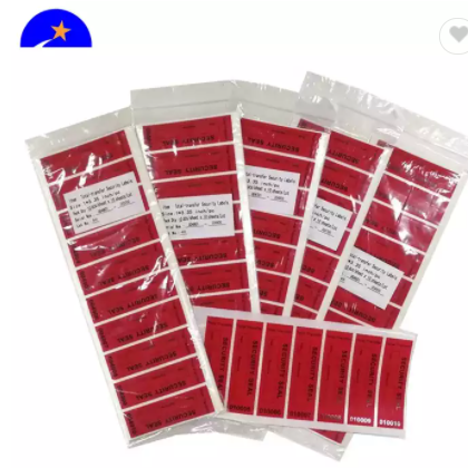 Custom paper VOID warranty seal sticker printing label, Security warranty VOID label, Tamper proof e / 3