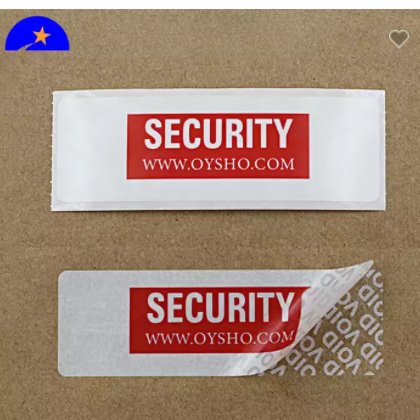 Solvent based acrylic Adhesive security void tape,yellow warranty security sticker VOID sticker labe / 3