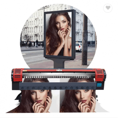 Roll to Roll Poster digital flex banner printing material Konica 512i printer